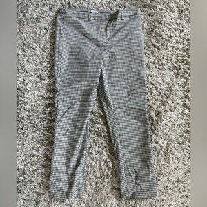 Carolina Belle Black and White Mini Check Trousers
